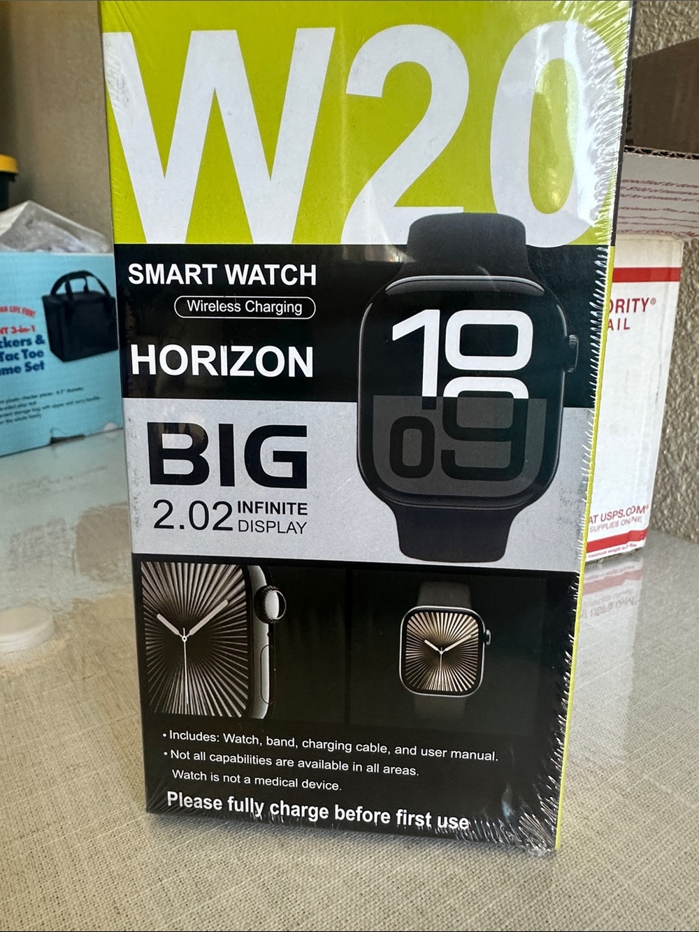 Horizon W20 Smart Watch — Black Infinite Display
